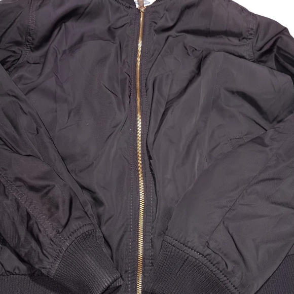 Womens oldnavy Bomber jacket size large in great condition black - Picture 5 of 8